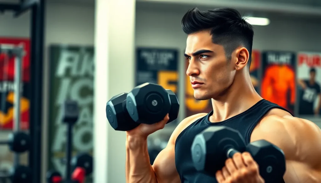 guy working out